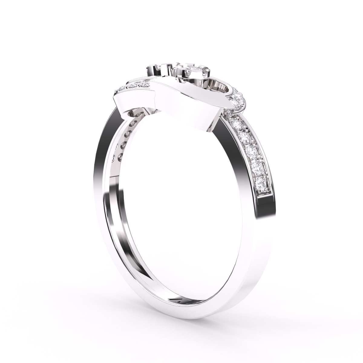 Lavish Lab Grown Diamond Channel Set Band Ring